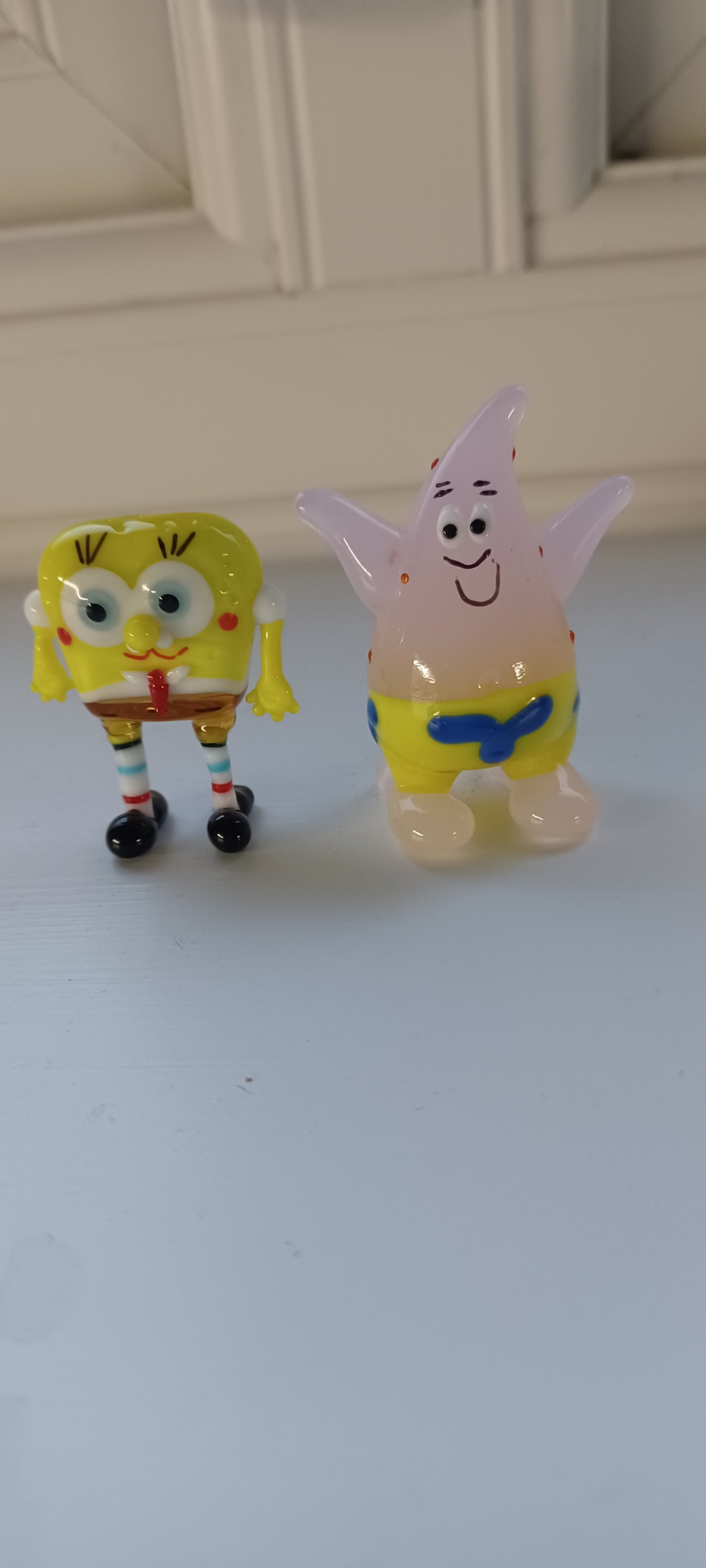 Glass Spongebob and Patrick