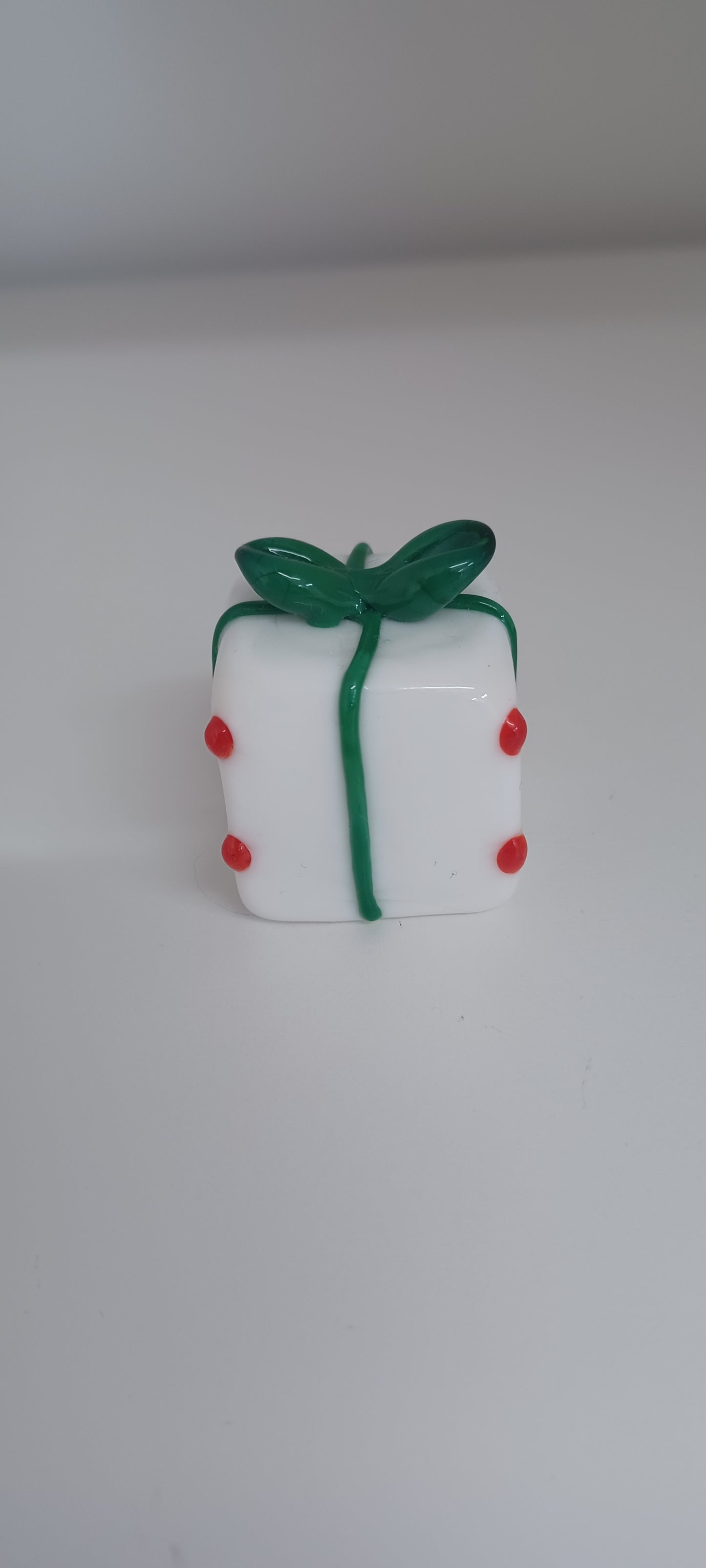 Glass Christmas present