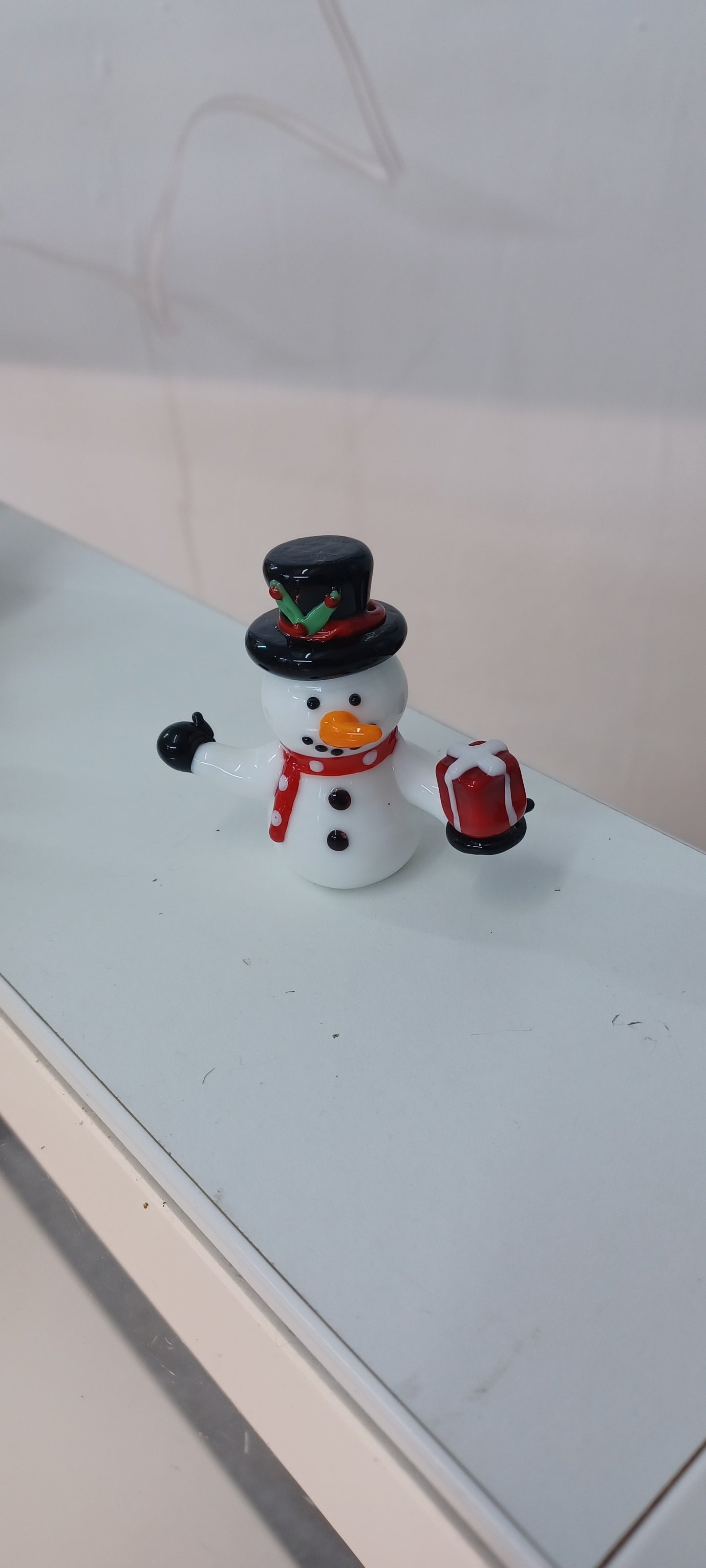 Glass Snowman