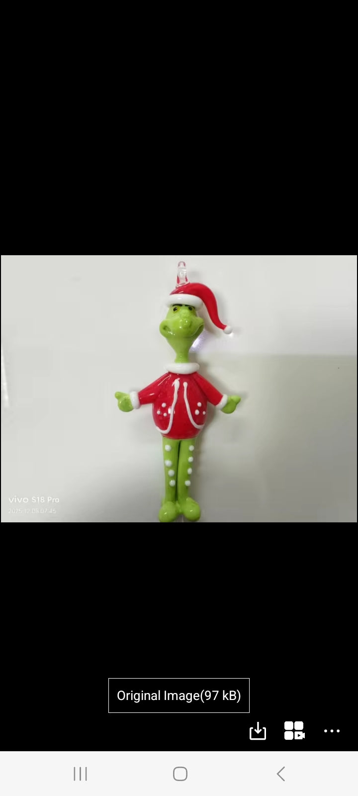 Glass Grinch