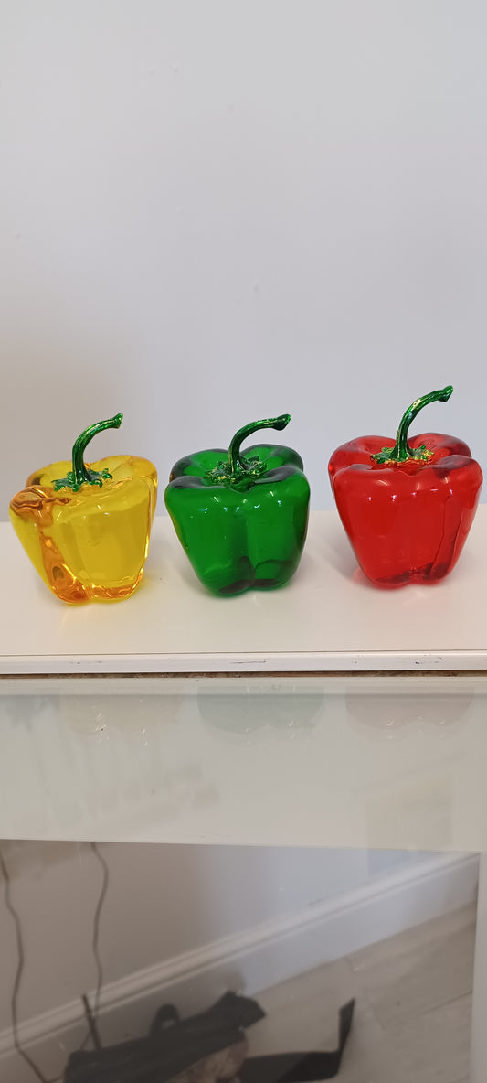 Glass Peppers