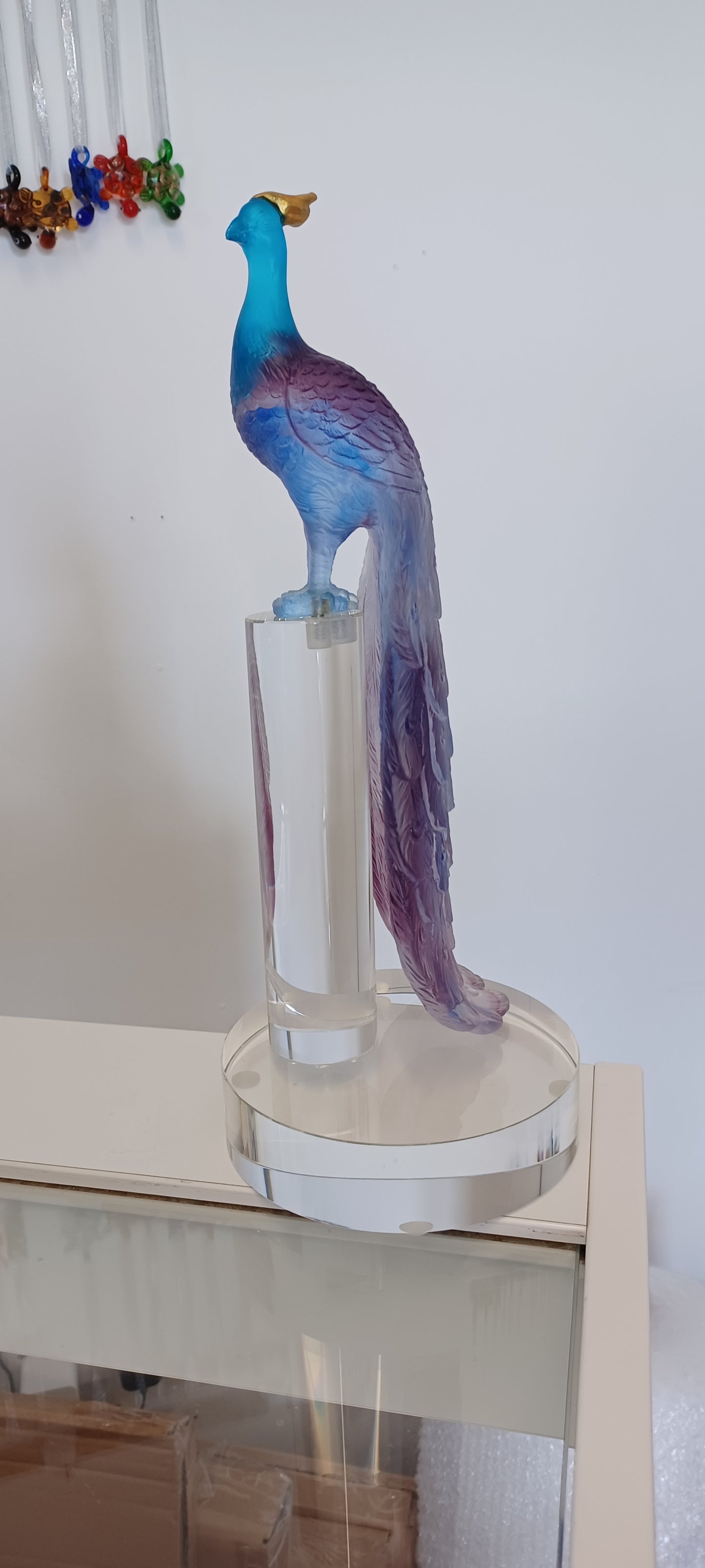 Glass Peacock