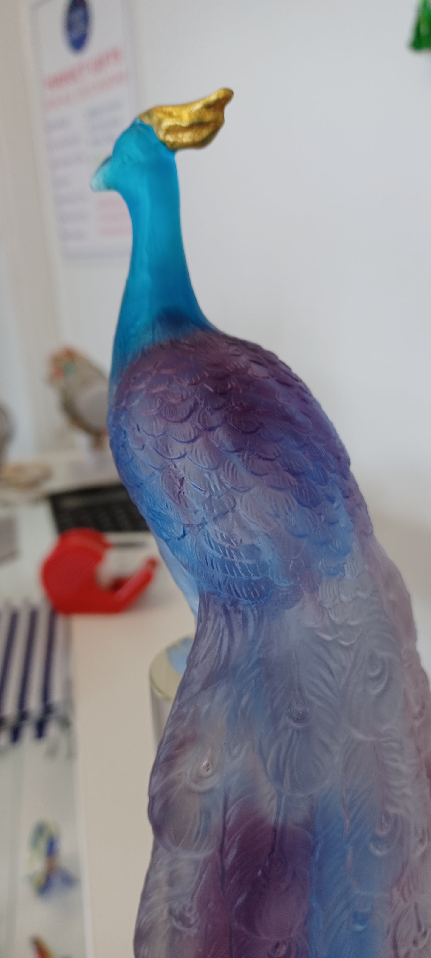 Glass Peacock