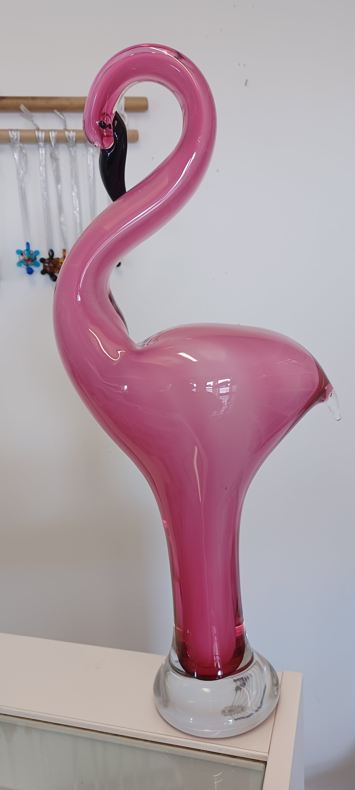 Glass Flamingo