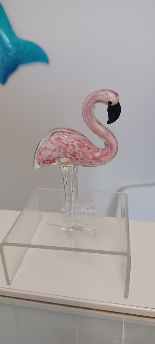 Glass Flamingo