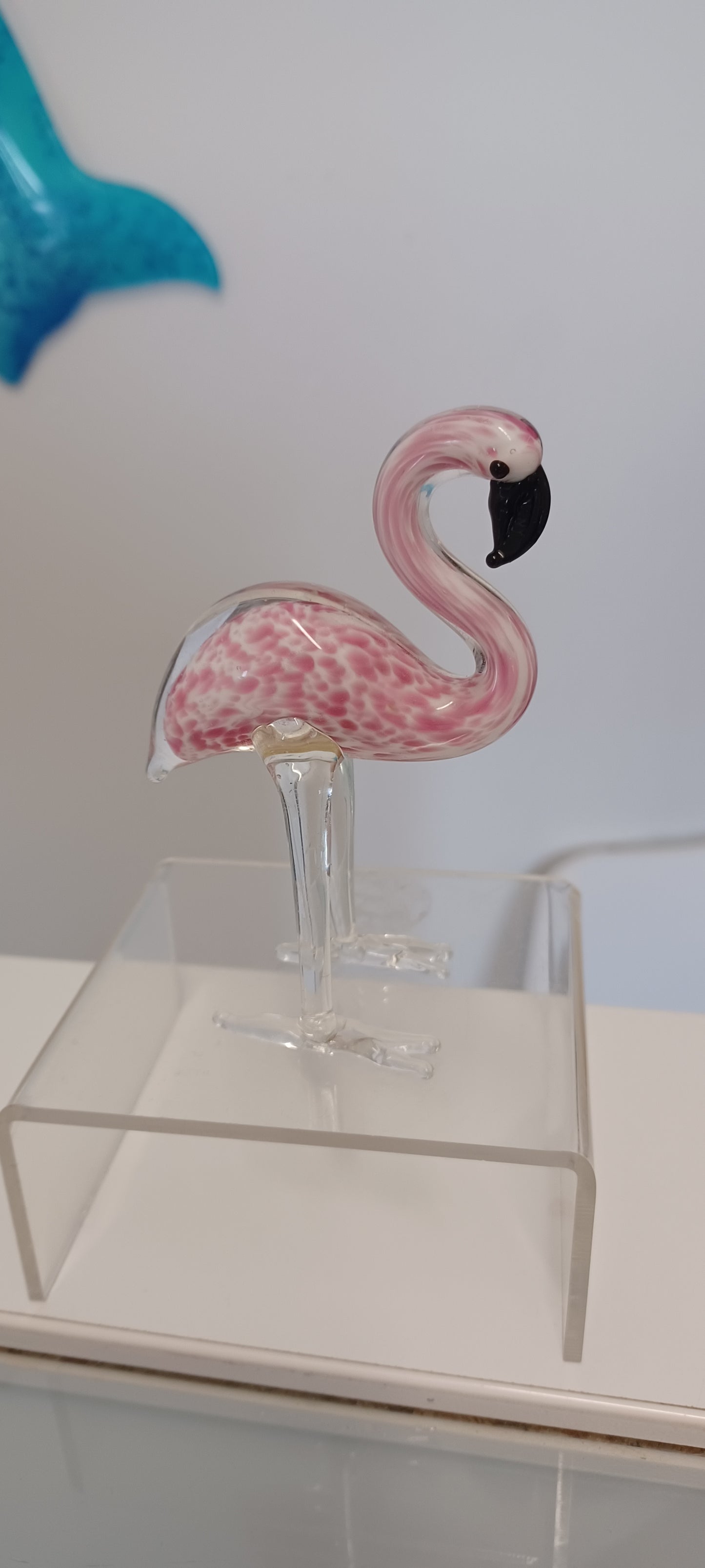 Glass Flamingo