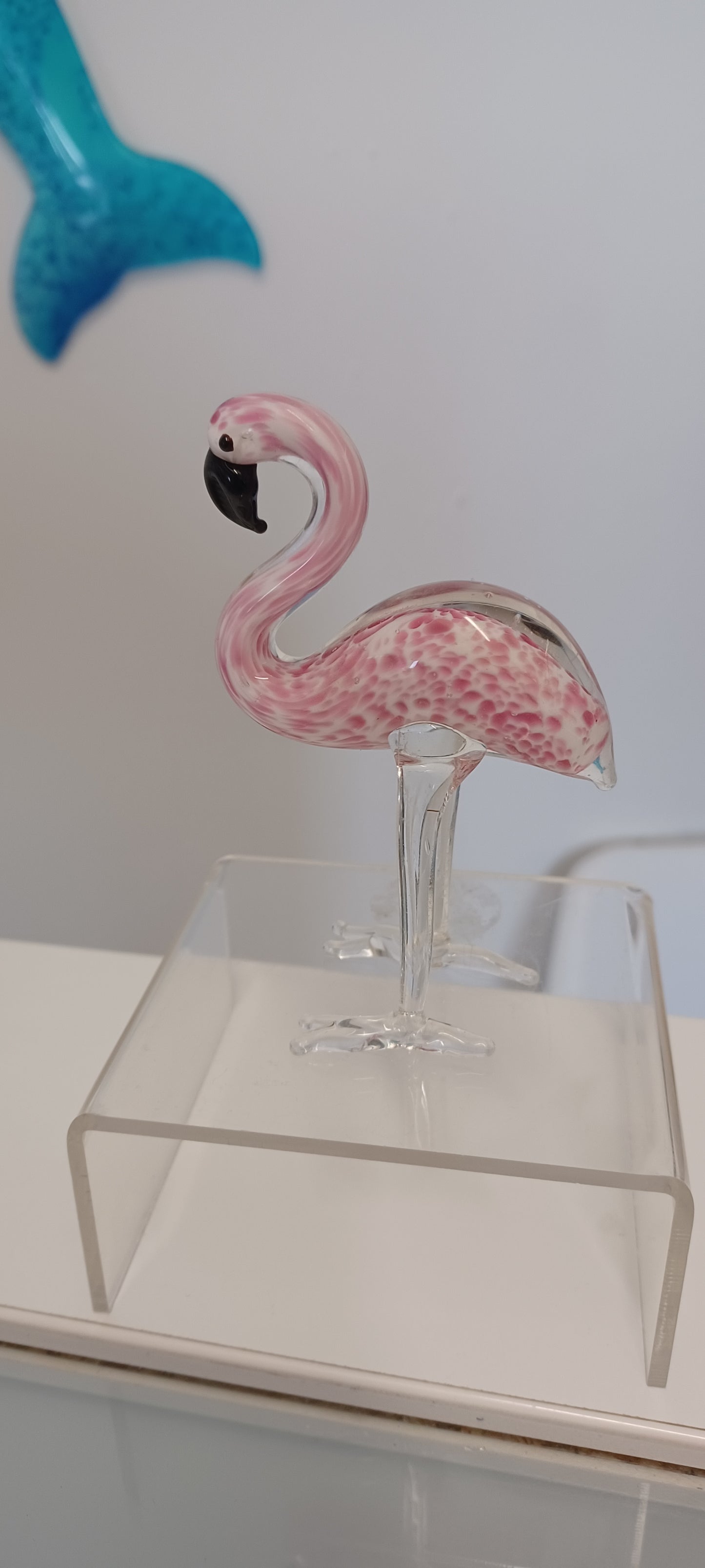 Glass Flamingo