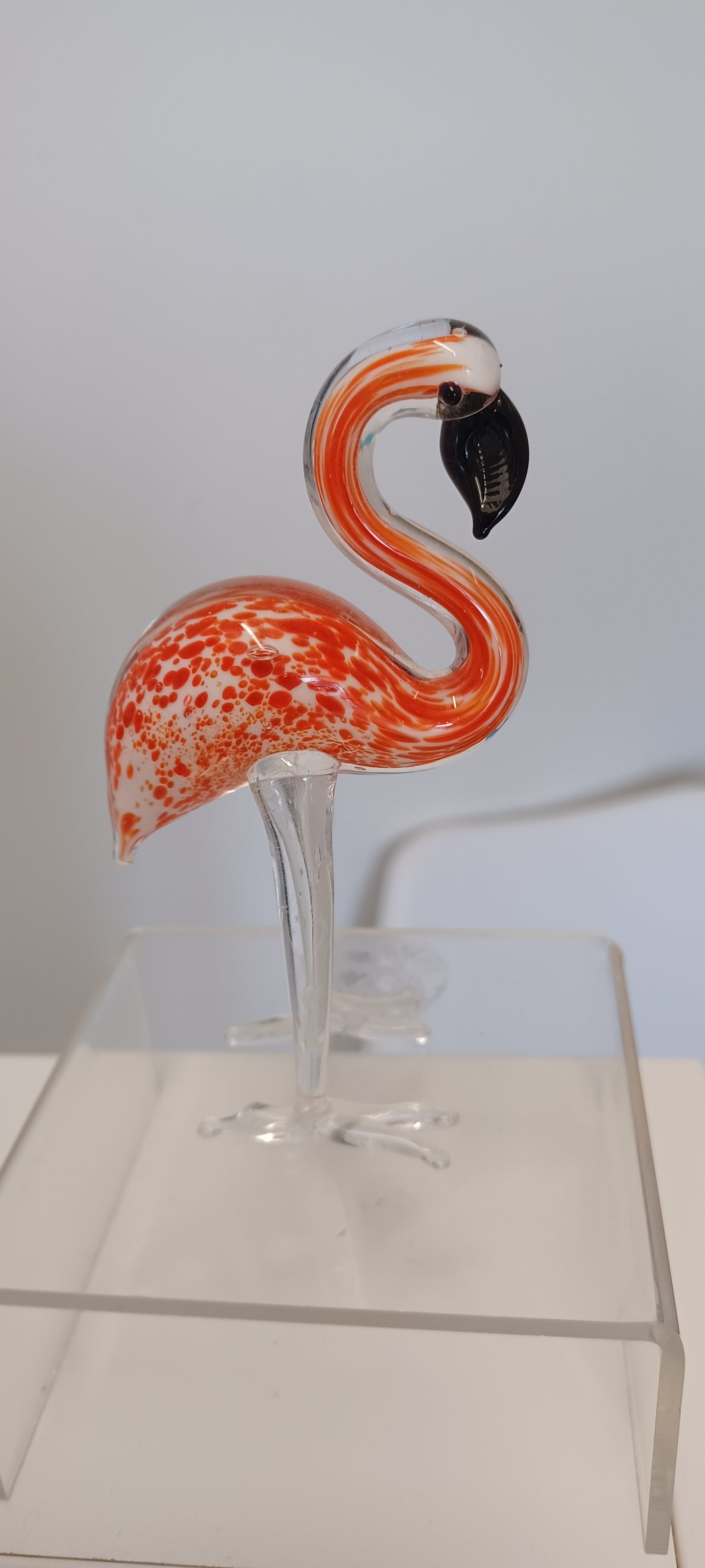Glass Flamingo