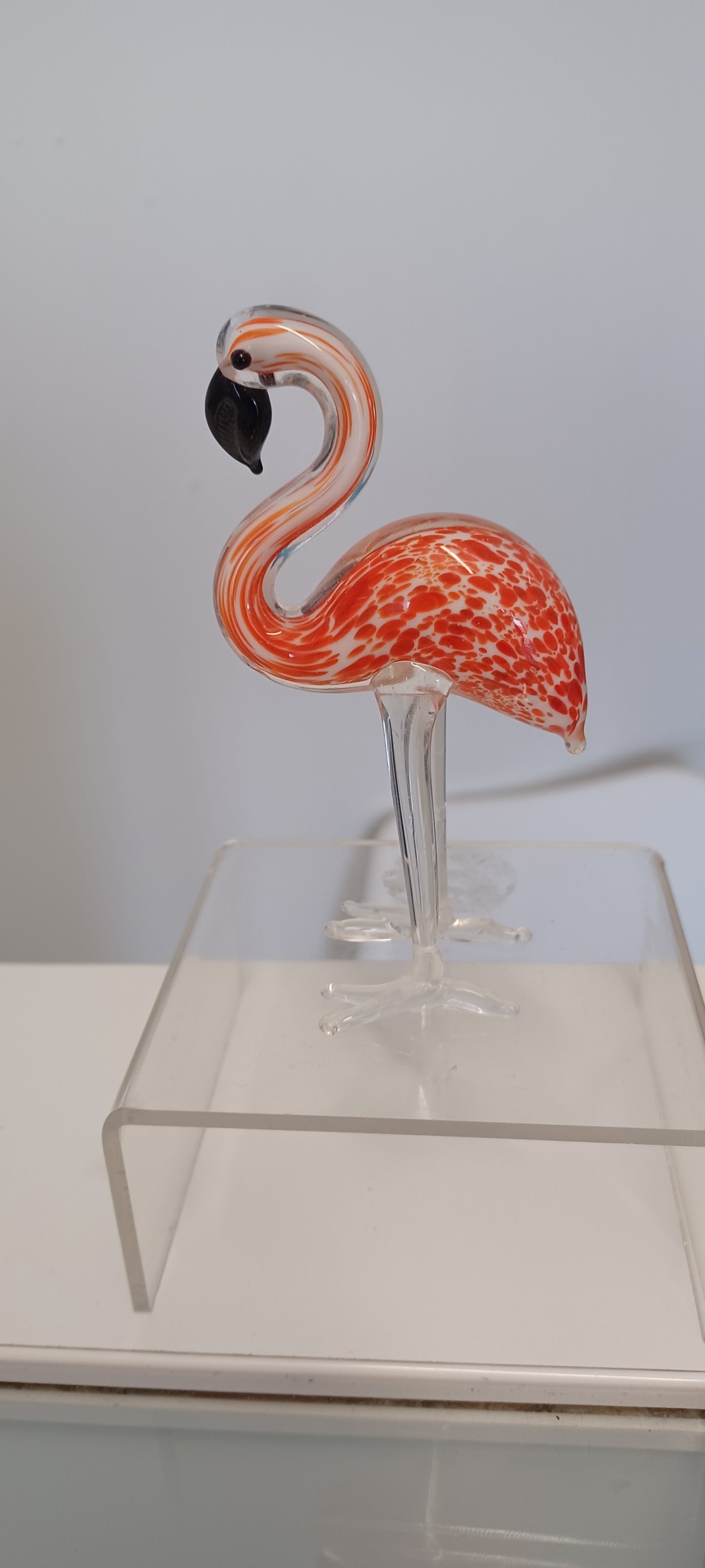 Glass Flamingo