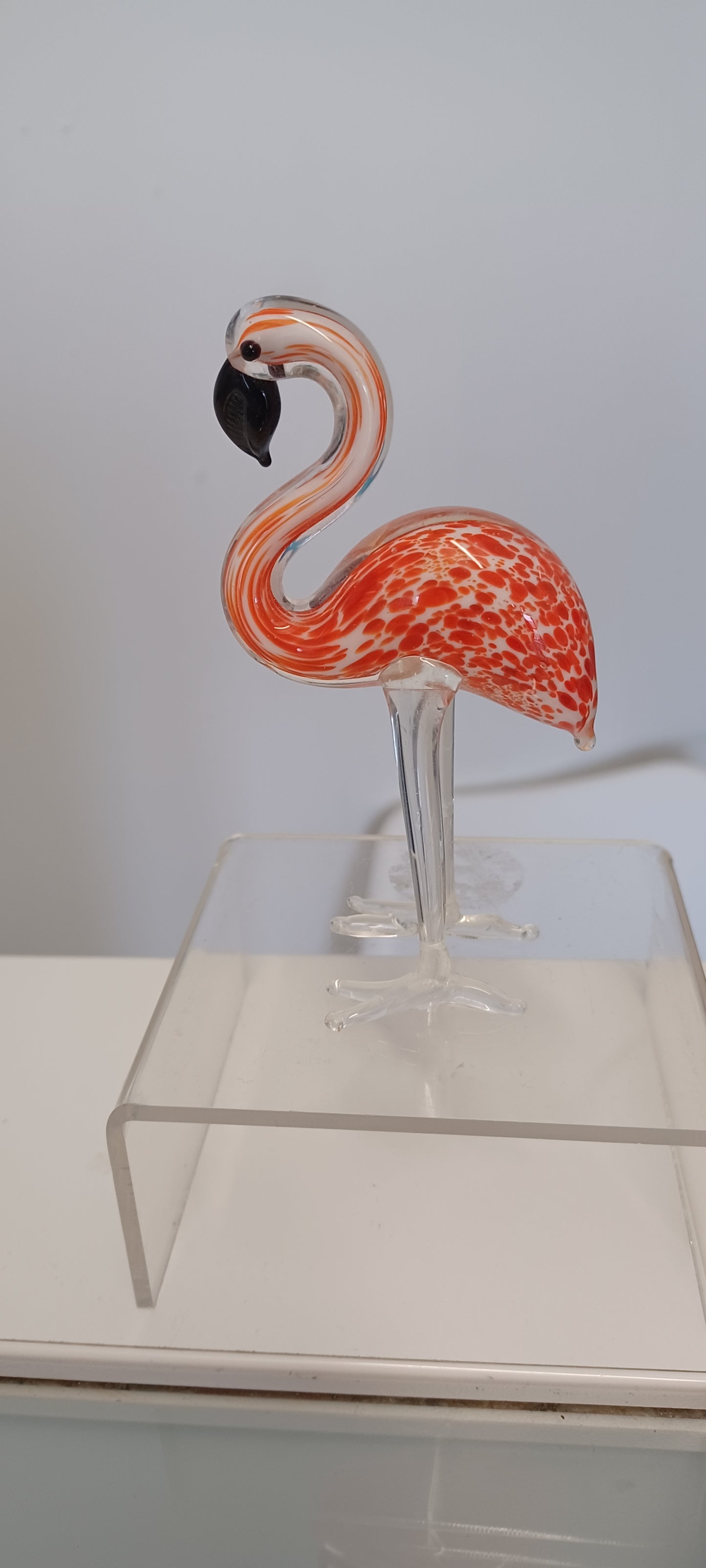 Glass Flamingo