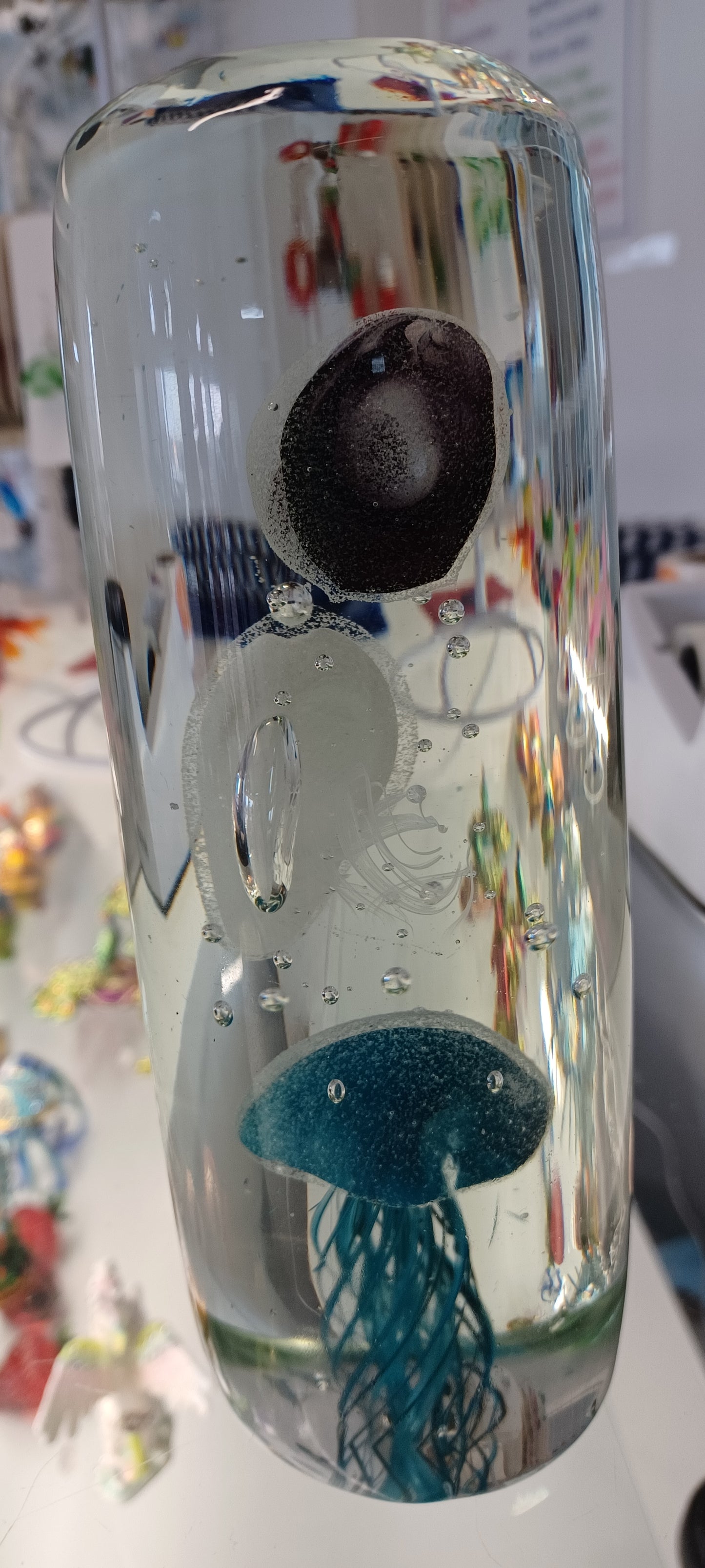 Jellyfish paperweight