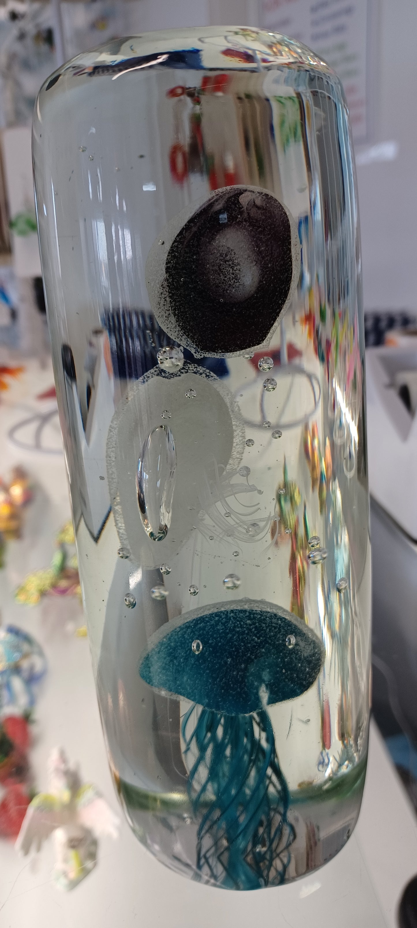 Jellyfish paperweight