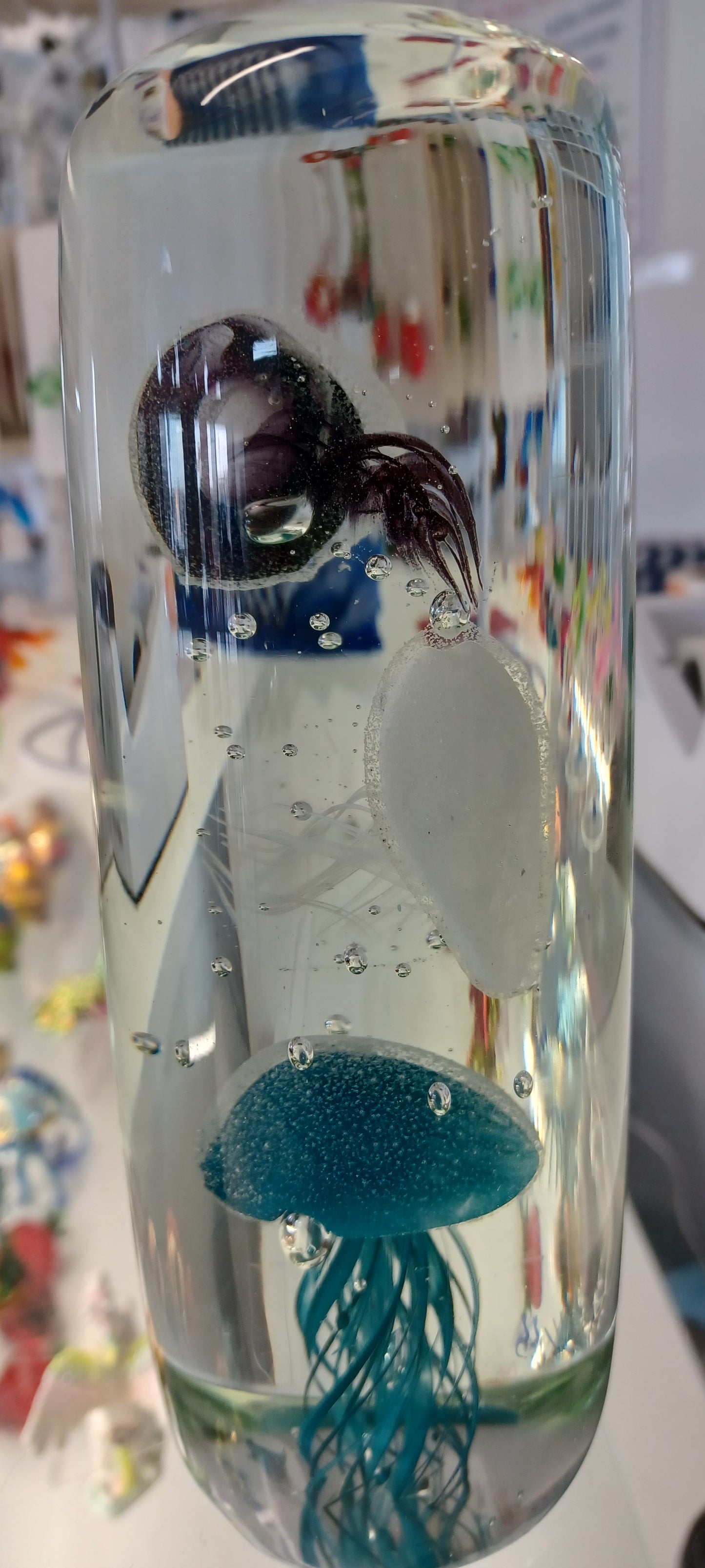 Jellyfish paperweight