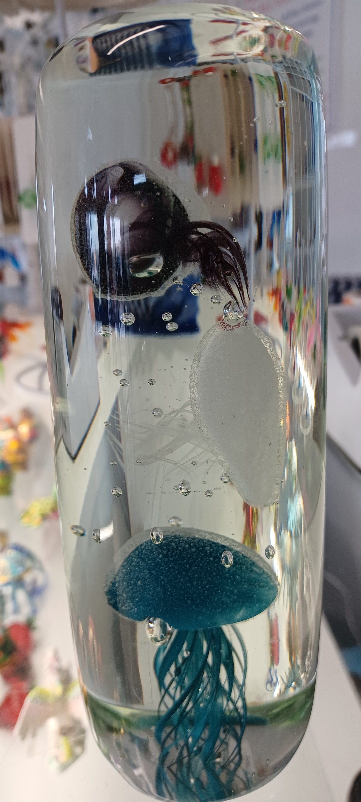 Jellyfish paperweight