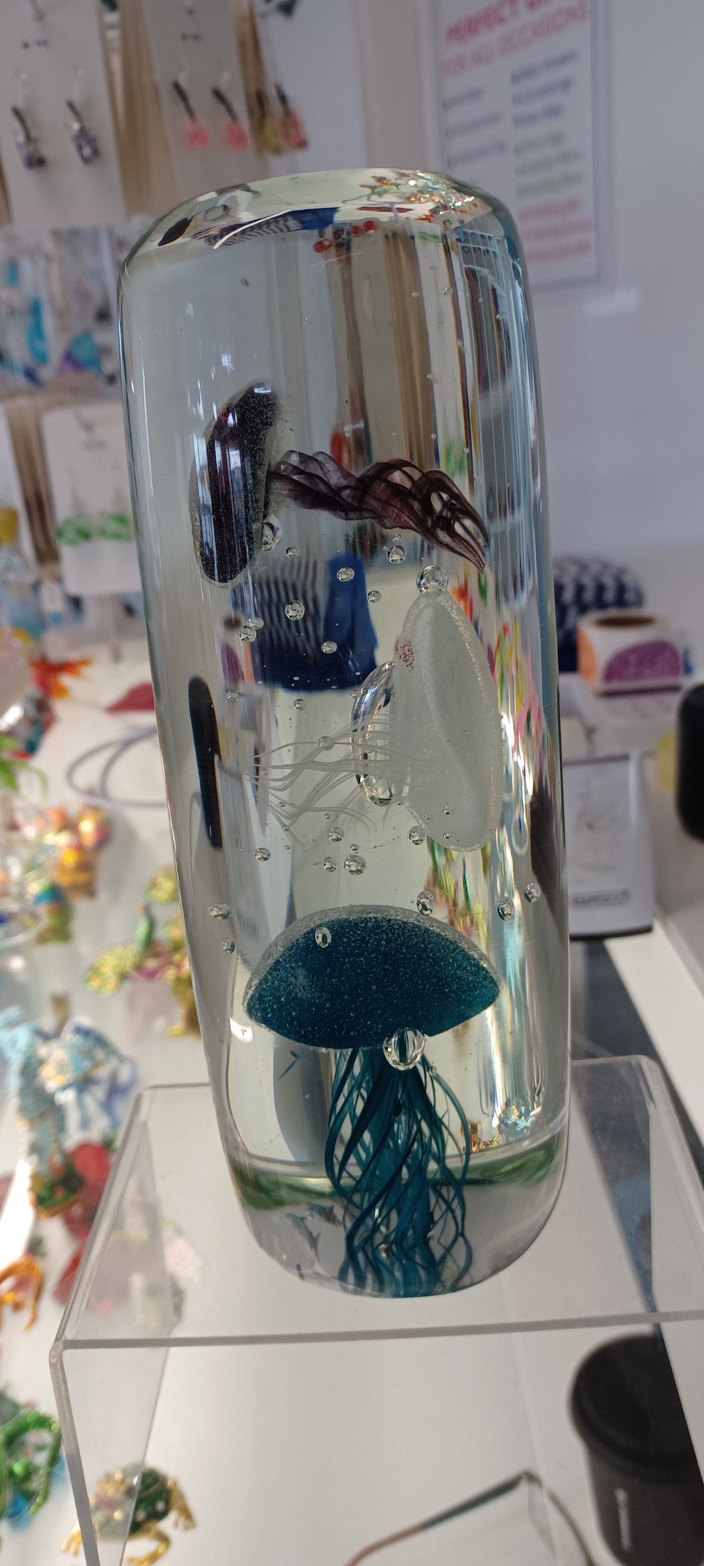 Jellyfish paperweight