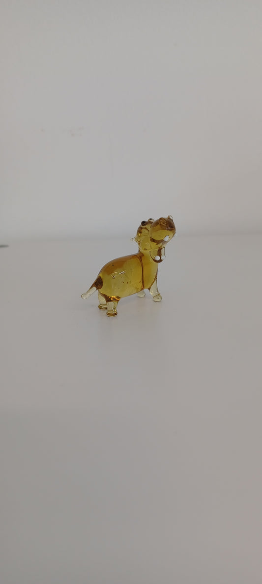 Glass Hippopotamus