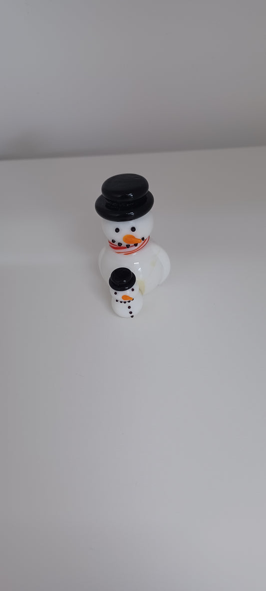 Glass Snowman