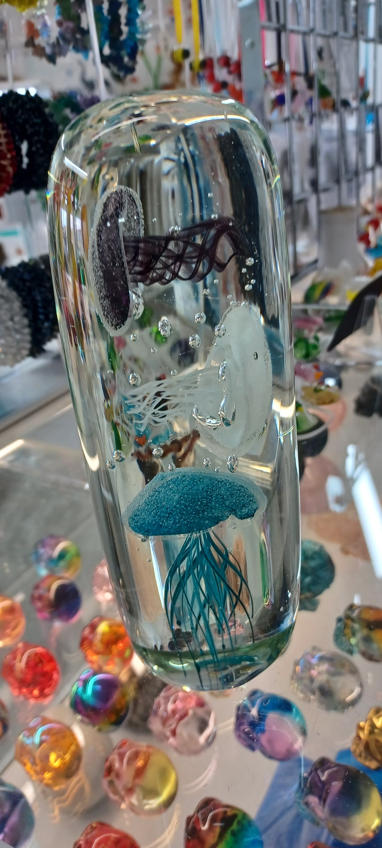 Jellyfish paperweight