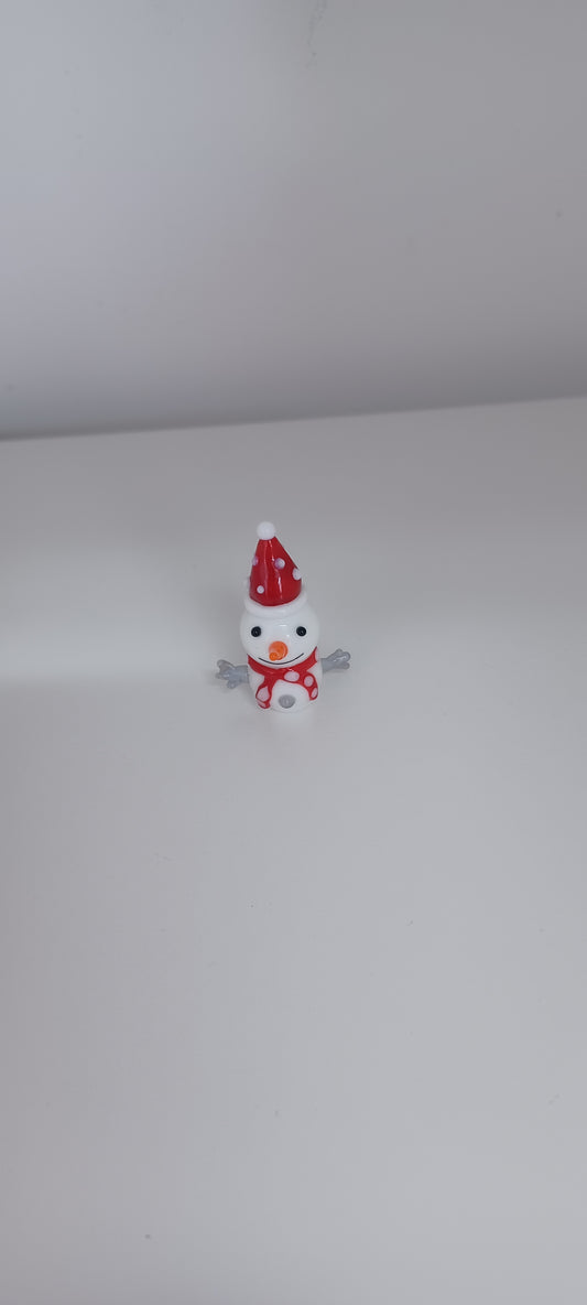 Glass Snowman