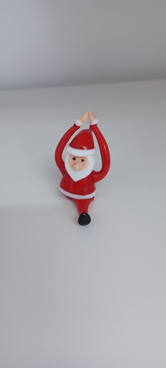 Glass Father Christmas