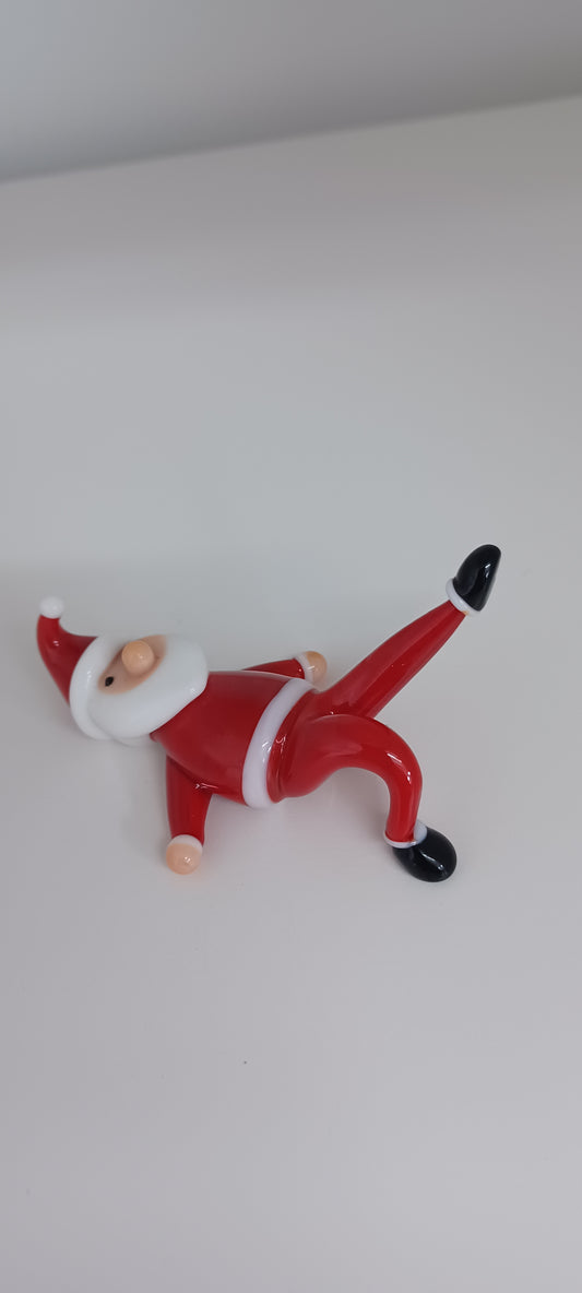 Glass Father Christmas