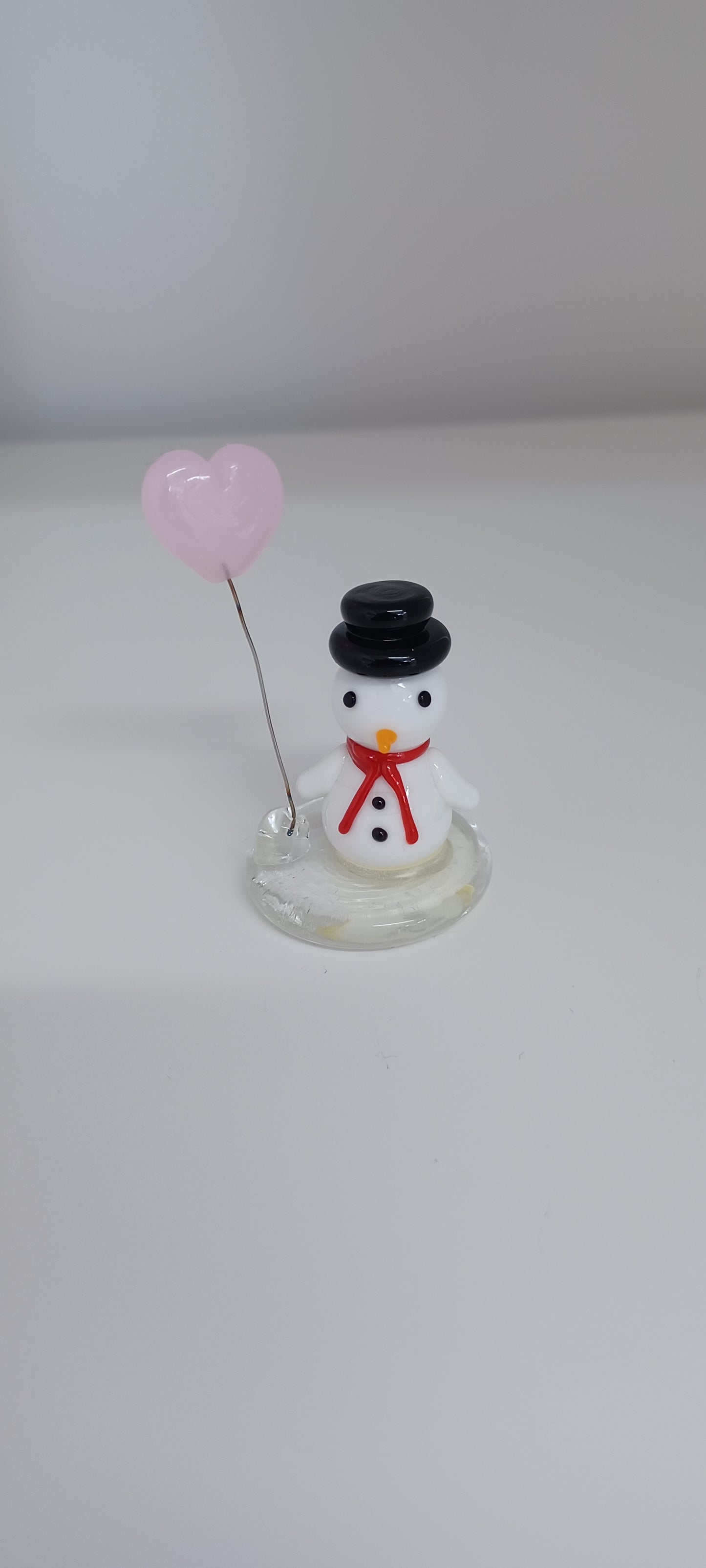 Glass Snowman