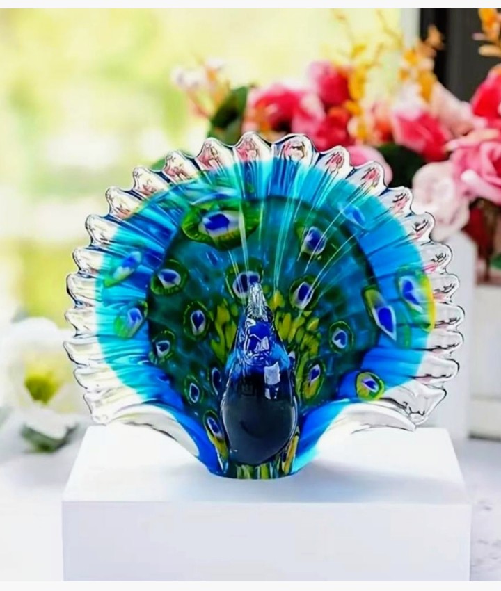 Glass Peacock