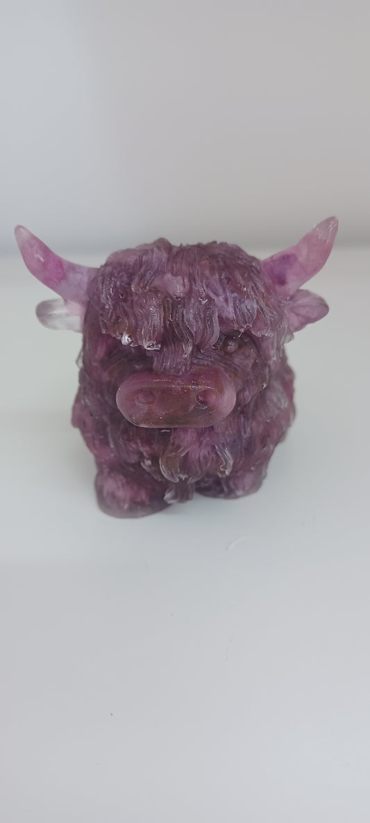 Resin Highland Cow
