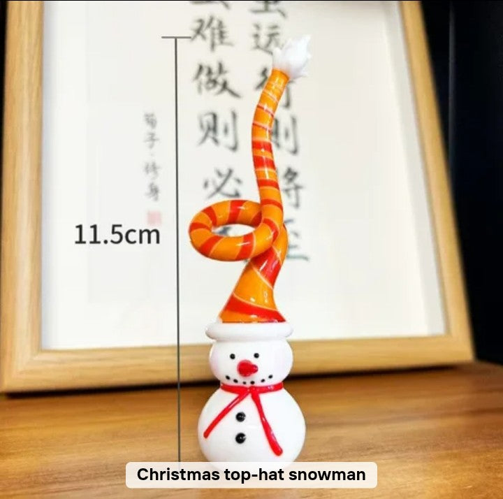 Glass Snowman