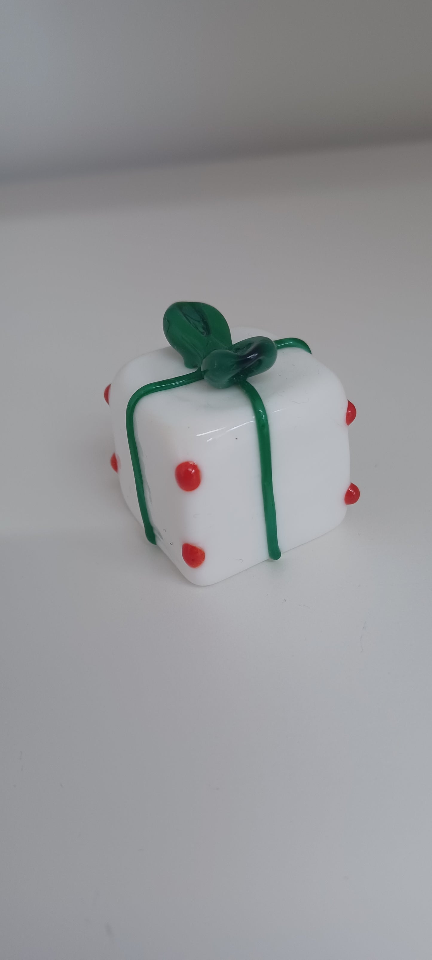 Glass Christmas present