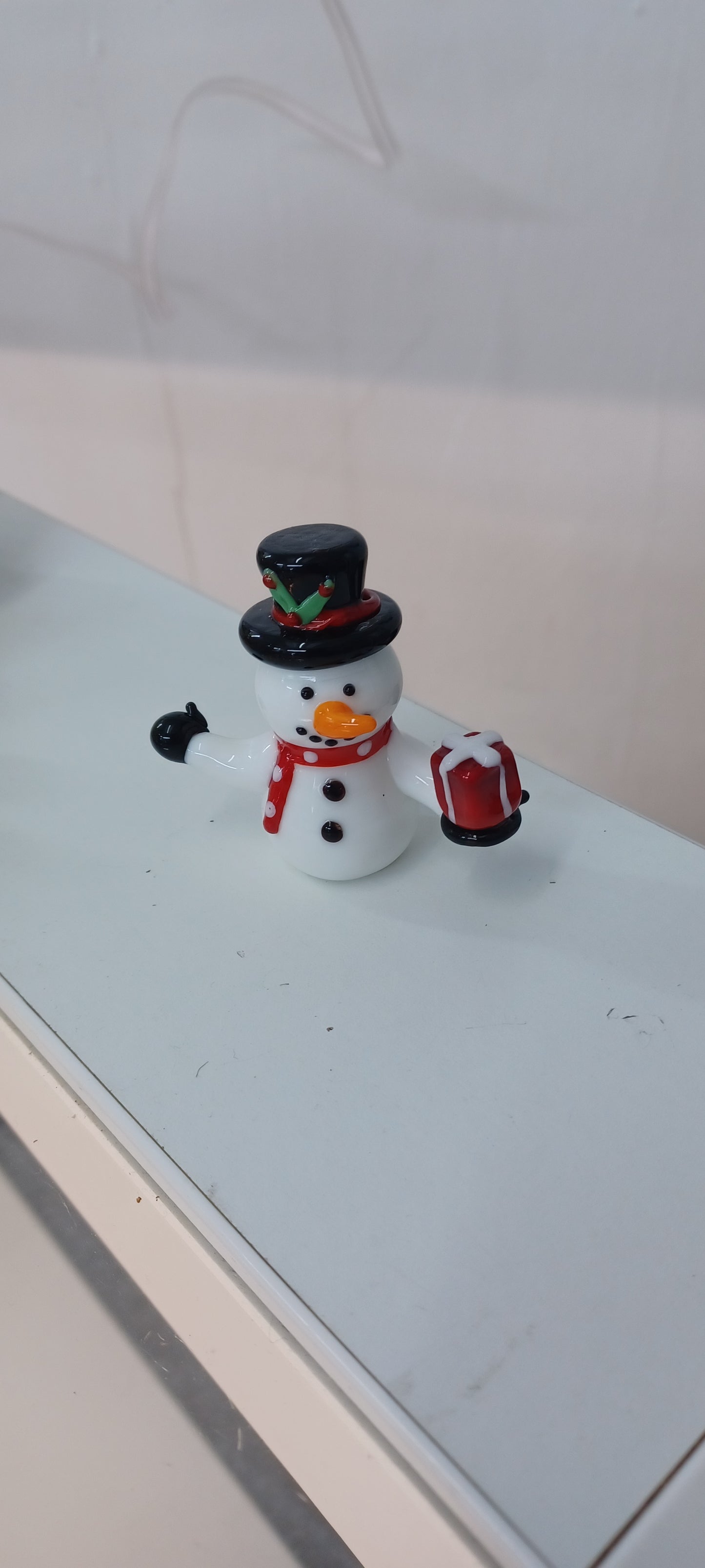 Glass Snowman