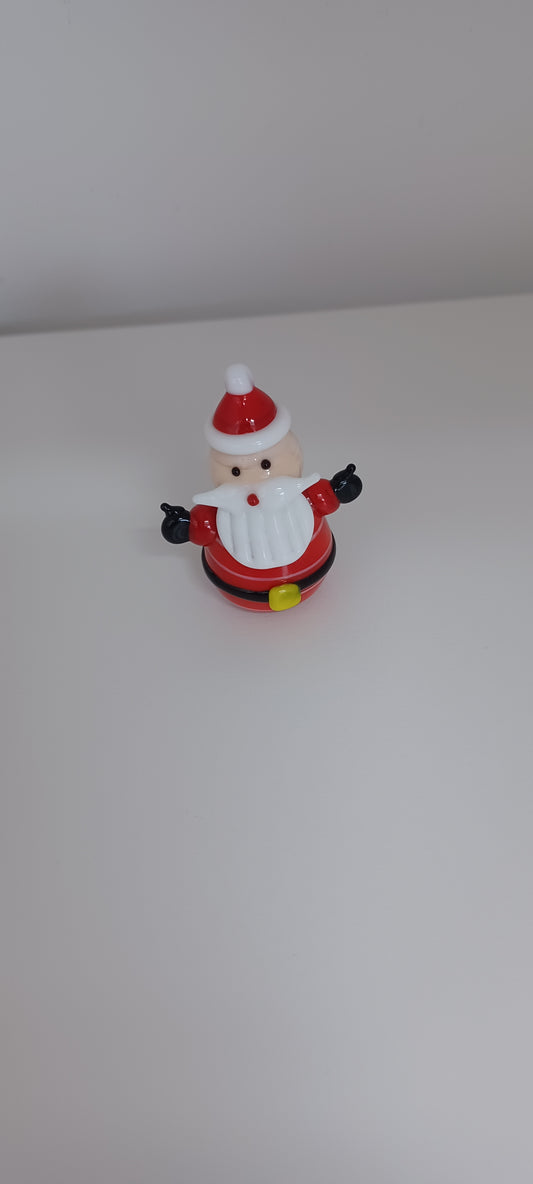 Glass Santa