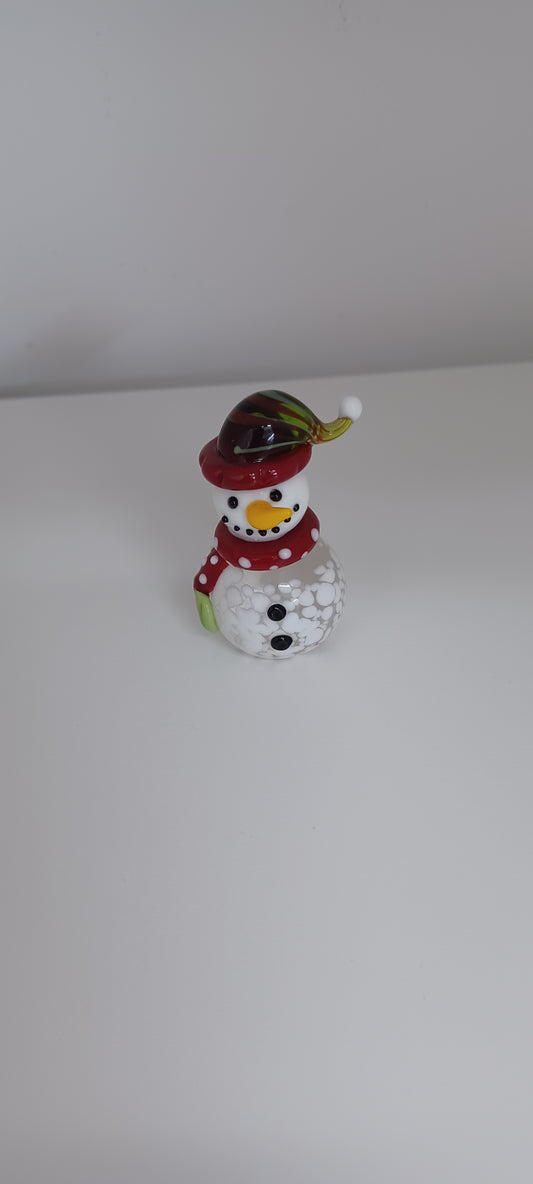 Glass Snowman