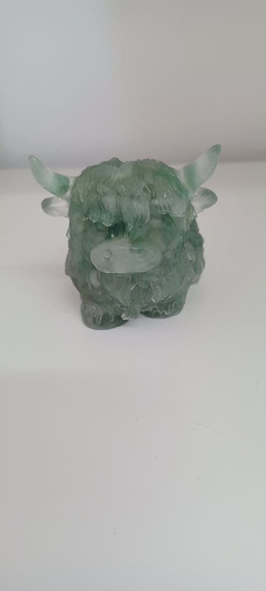Resin Highland Cow